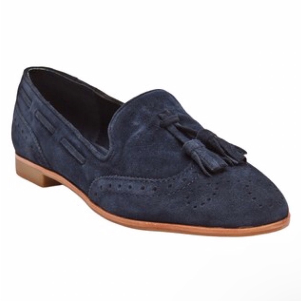 DOLCE VITA Marcel Suede Wingtip Tassel Loafers 8